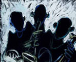 Jazz Art on stage at Wynton Marsalis concert